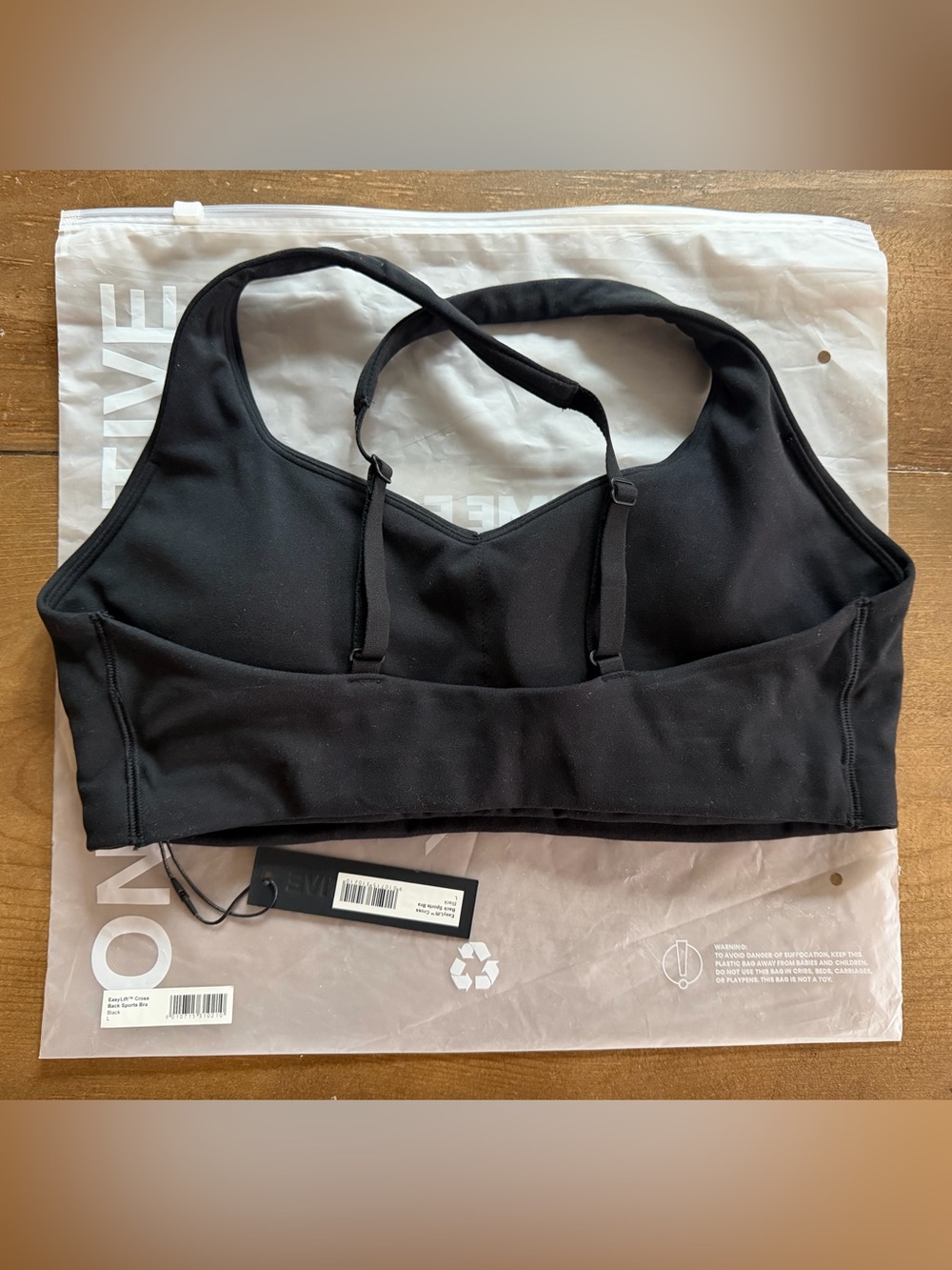 Oner Active Black Sports Bra - Picture 3 of 3
